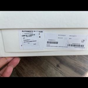 Men’s Orange Alexander McQueen